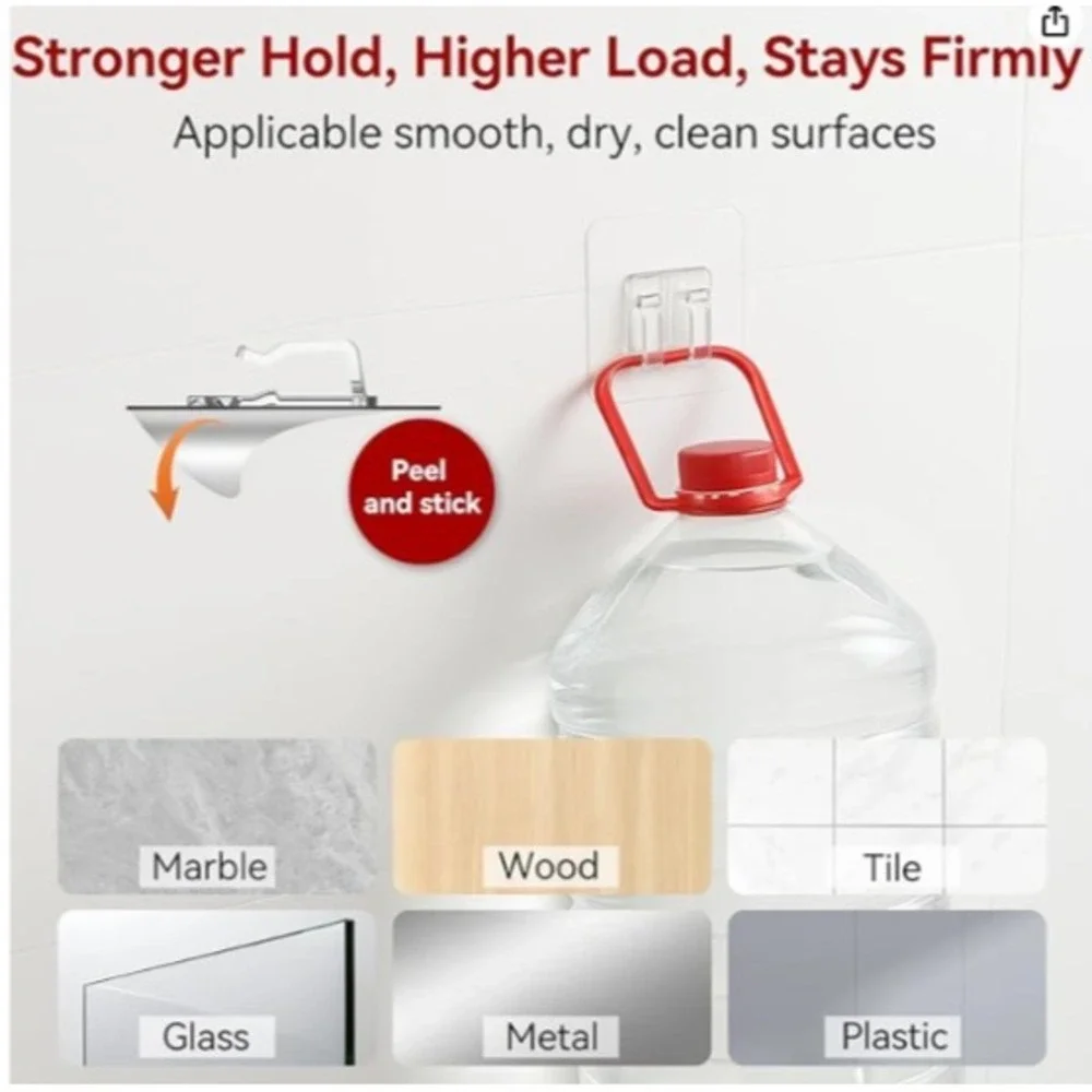 Hooks for Outdoor String Lights, 80 Pack‎ Heavy Duty Cable Clips